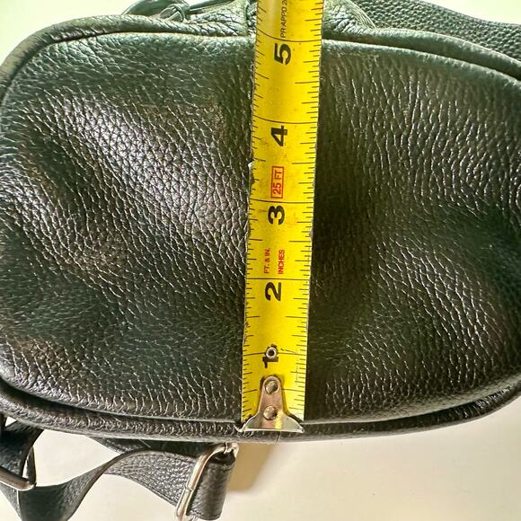 Aimee Kestenberg Tamitha Backpack Black Soft Pebbled Leather Silver Hardware - Picture 12 of 12